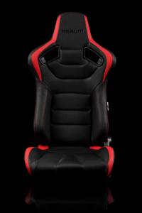 Braum - Braum Elite Series Racing Seats (Black and Red) ?? Pair