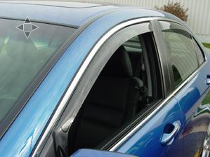 WeatherTech - 2004-2008 Acura TL WeatherTech Front and Rear Side Window Deflectors (Dark)