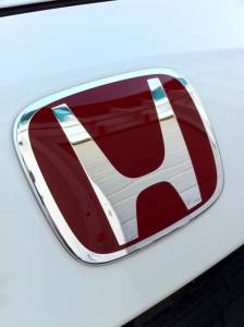 Honda (JDM) - 2011-2016 Honda CR-Z JDM Red H Badges (Front and Rear)