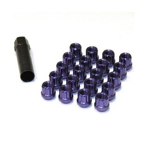 Muteki Muteki Open Ended Lug Nuts 12 X 1 5 Set Of Purple Corsport