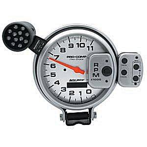 Autometer 5 Inch Ultimate III Playback Tachometer 11000 RPM - Silver - View #7