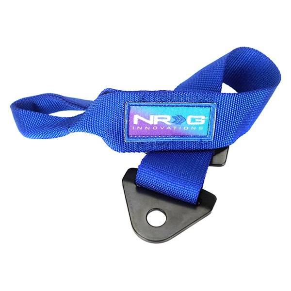 NRG Universal Tow Strap 24in Adjustable Blue CorSport