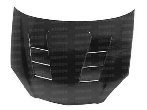 Seibon - 2002-2006 Acura RSX Seibon Carbon Fiber Hood - TS Style