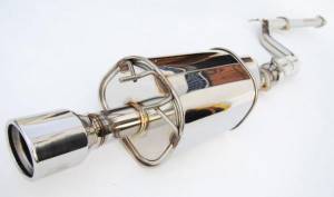 Invidia - 2012-2015 CIVIC Si Sedan Invidia Q300 Polished Stainless Steel Tip Cat-Back Exhaust