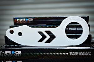 NRG Innovations - NRG Innovations Tow Hook Rear - White