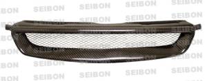 Seibon - 99-00 Civic Seibon Carbon Fiber Grille - TR Style