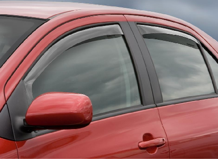 WeatherTech - 2007 Toyota Yaris Sedan WeatherTech Front and Rear Side Window Deflectors (Light)
