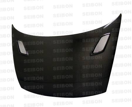 Seibon - 2006-2011 Honda Civic Coupe Seibon Carbon Fiber Hood Mugen