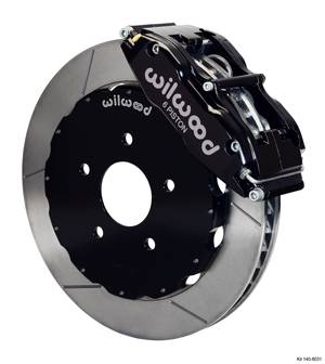 Wilwood - 2009+ Nissan 370Z Wilwood Superlite 6R Front Big Brake Kit, 14" (Black/Slotted)