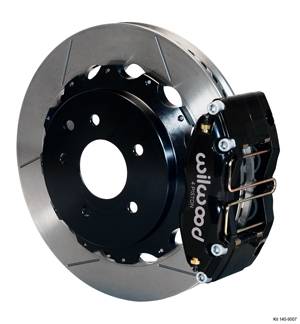Wilwood - 2009+ Nissan 370Z Wilwood Dynapro Rear Brake Kit (Platinum E/Slotted)