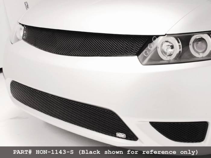 Grillcraft - 2006-2008 Honda Civic Coupe Grillcraft MX Series Upper Grill