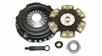 Competition Clutch - 1993-1995 Mazda RX-7 Competition Clutch Stage 4 - Strip Series - 6 Pad Rigid Ceramic