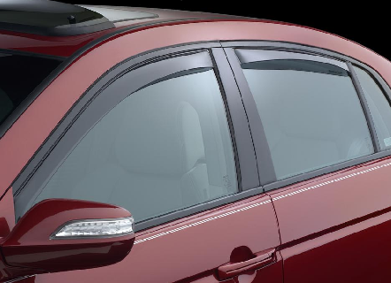 WeatherTech - 2004-2008 Acura TL WeatherTech Front and Rear Side Window Deflectors (Light)
