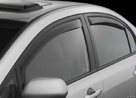 WeatherTech - 2006-2011 Honda Civic Sedan WeatherTech Front and Rear Side Window Deflectors (Light)