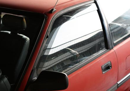 WeatherTech - 1988-1989 Honda Civic Hatchback WeatherTech Side Window Deflectors - (Light)