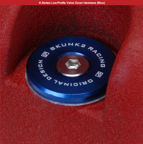 Skunk2 Racing - Skunk2 K-Series Low-Profile Valve Cover Hardware (Blue)