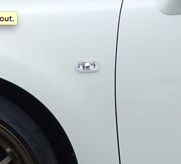 Honda (JDM) - 2006-2011 Honda Civic Type-R Clear Side Markers (2)