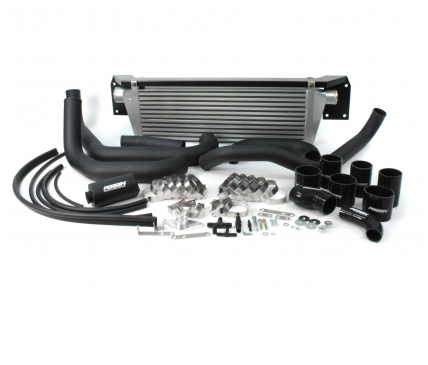 Perrin - 2008-2010 Subaru STI Perrin Boost Tube Box ONLY - Black Tubes/Black Couplers (No Intercooler)