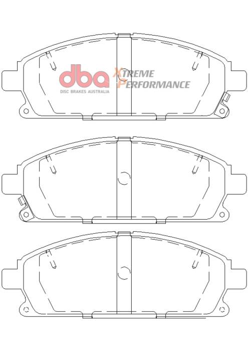 DBA - DBA 96-04 Nissan Pathfinder XP650 Front Brake Pads DB1333XP