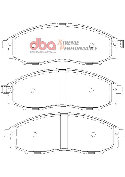 DBA - DBA 00-04 Nissan Xterra XP650 Front Brake Pads DB1439XP