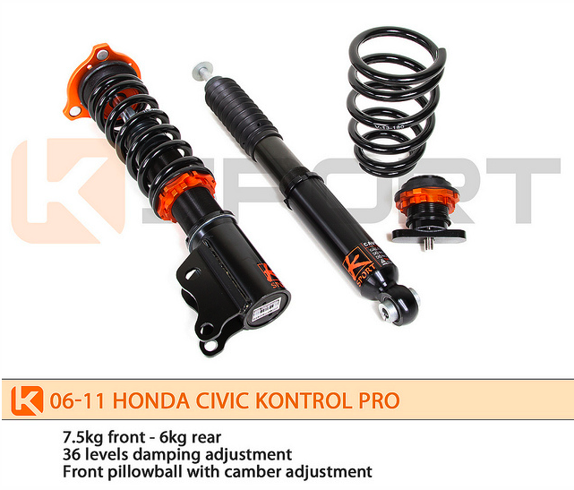 K Sport - 2006-2011 Honda Civic Ksport Kontrol Pro Damper System