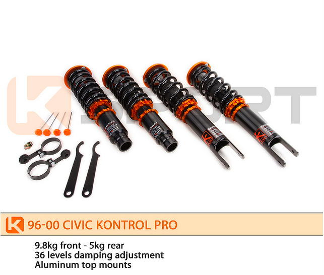 K Sport - 1996-2000 Honda Civic Ksport Kontrol Pro Damper System