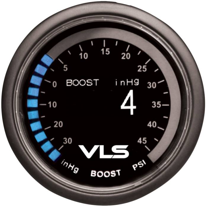 Revel - Revel VLS 52mm 30inHg-45PSI Digital OLED Boost Gauge 1TR1AA001R