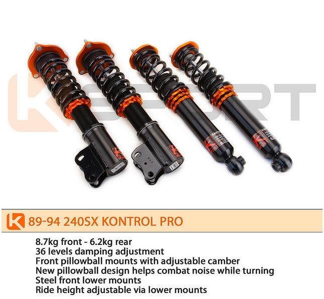 K Sport - 1989-1994 Nissan 240SX Ksport Kontrol Pro Damper System