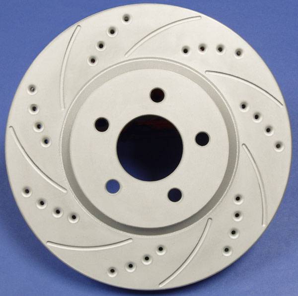 SP Performance - 2001-2003 Acura CL/TL SP Performance Front Drilled And Slotted Brake Rotors ZRC Finish (2)
