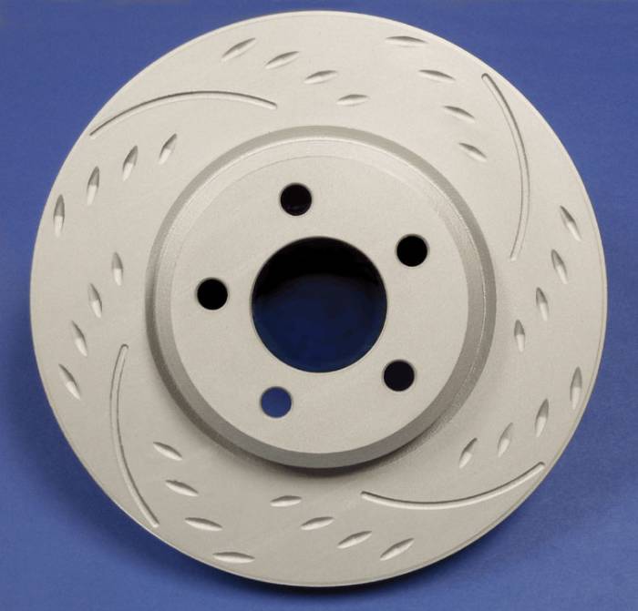 SP Performance - 2006-2008 Acura TL (w/out Brembos) SP Performance Front Diamond Slot Brake Rotors ZRC Finish (2)