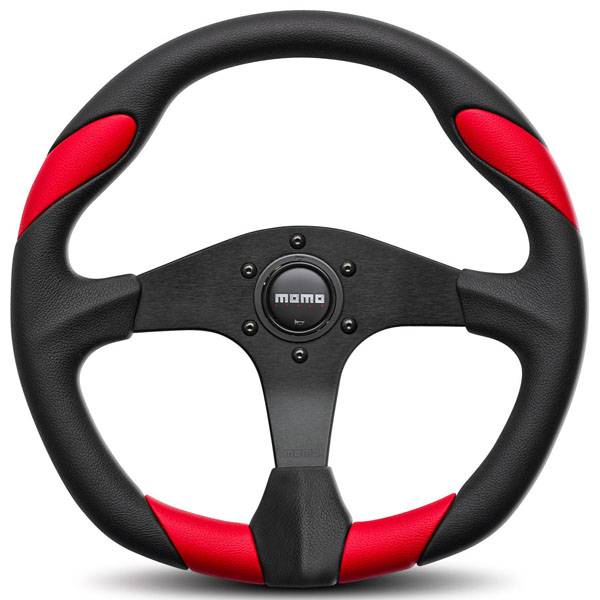 Momo - Momo Quark Steering Wheel (350mm/Red Insert)