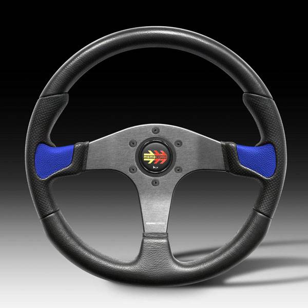 Momo - Momo Devil Steering Wheel (350mm/Blue)