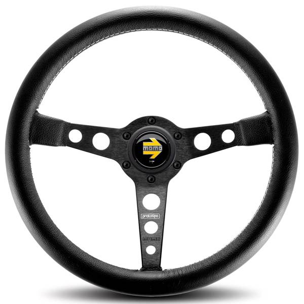Momo - Momo Prototipo Steering Wheel (350mm/Black/Black)