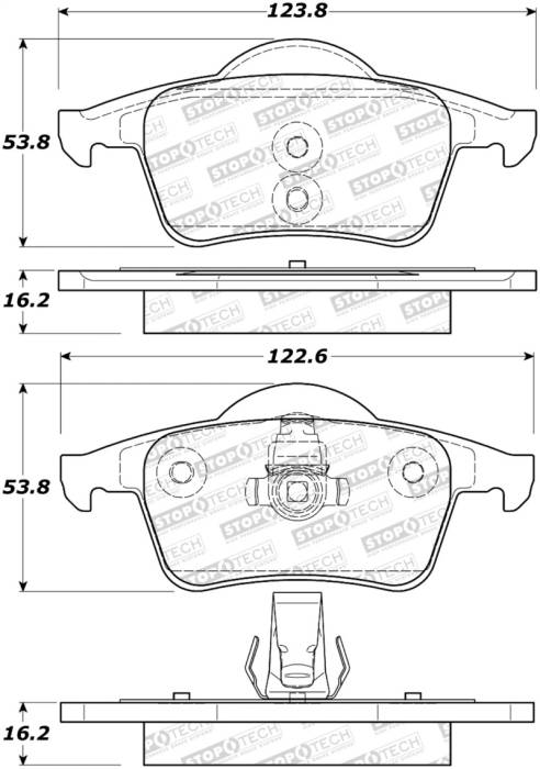 StopTech - Brake Pads W/Hrdwr 308.07950