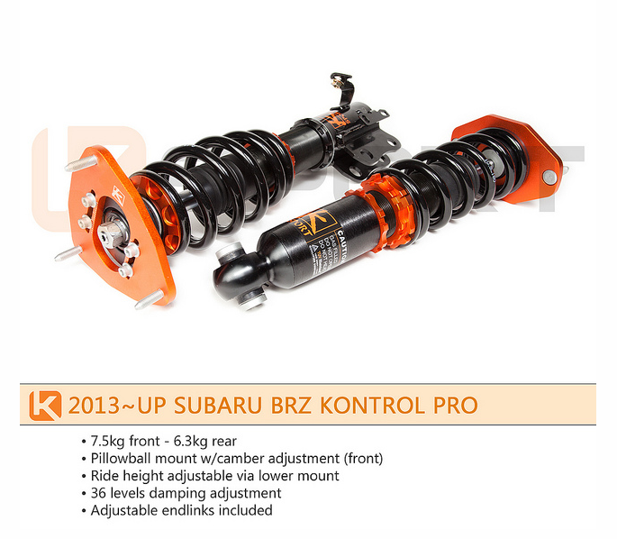 K Sport - 2013+ Subaru BRZ Ksport Kontrol Pro Damper System
