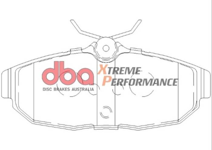 DBA - DBA 05-07 Ford Mustang GT / V6 XP650 Rear Brake Pads DB7987XP