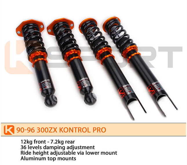 K Sport - 1990-1996 Nissan 300ZX Ksport Kontrol Pro Damper System
