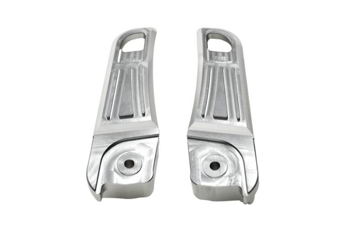 NCY - 2010+ Honda PCX 125 NCY Footrest Covers (Aluminum, Silver)