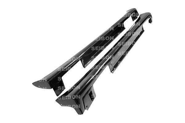 Seibon - 2003-2005 Infiniti G35 4dr Seibon Carbon Fiber Side Skirts - TW Style