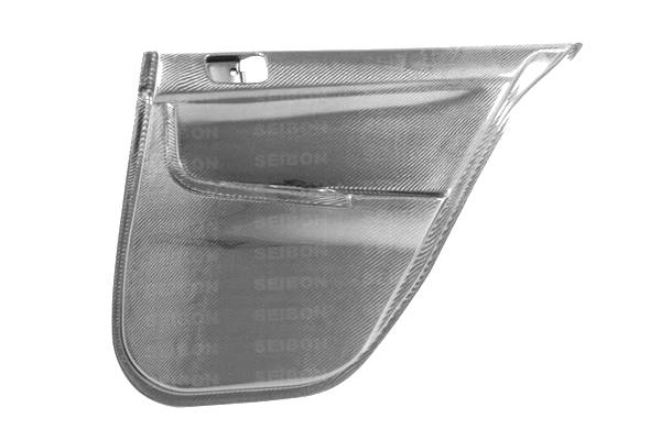 Seibon - 2008-2010 Misubishi Evolution X Seibon Carbon Fiber Rear Door Panels