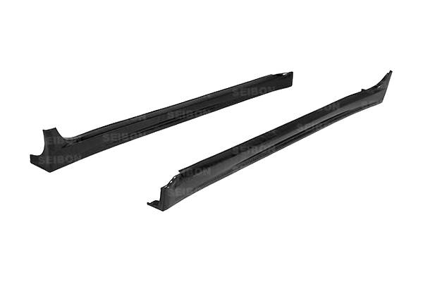 Seibon - 2008-2010 Misubishi Evolution X Seibon Carbon Fiber Side Skirts - VR Style