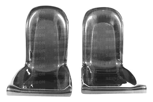 Seibon - 2009-2010 Nissan GT-R Seibon Carbon Fiber Rear Seat Panels