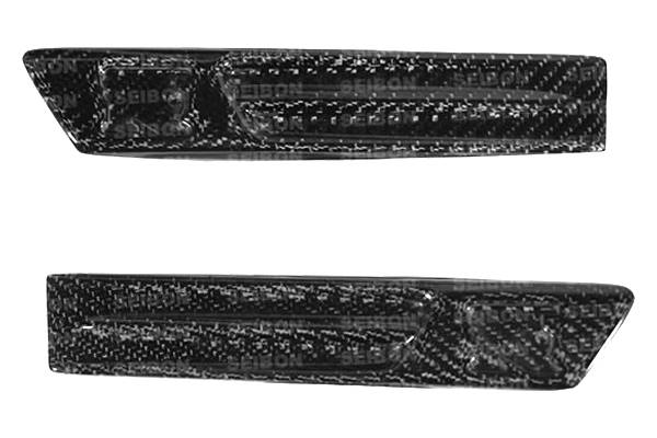 Seibon - 2009-2010 Nissan GT-R Seibon Carbon Fiber Front Fenders Ducts With Logos