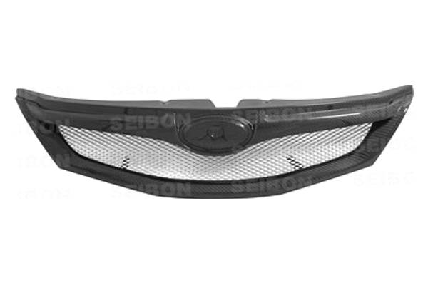 Seibon - 2008-2010 Subaru WRX and STI Seibon Carbon Fiber Front Grille - STI Style