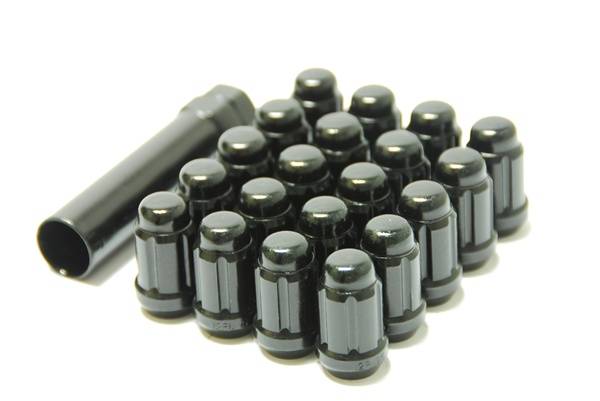 Muteki - Muteki Closed Ended Lug Nuts 12 x 1.25 - Black