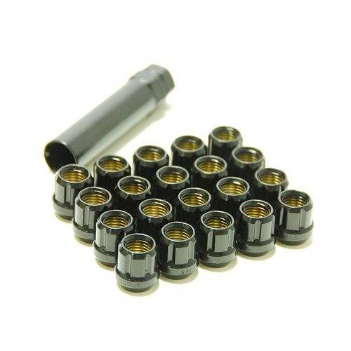 Muteki - Muteki Open Ended Lug Nuts 12 x 1.25 - Black