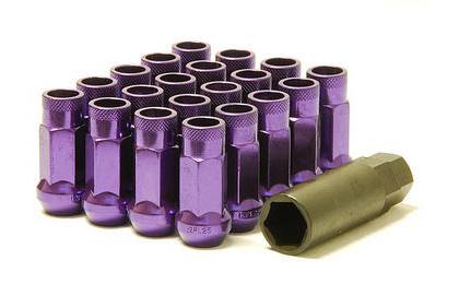Muteki - Muteki SR48 Open Ended Lug Nuts 12 x 1.25 - Purple