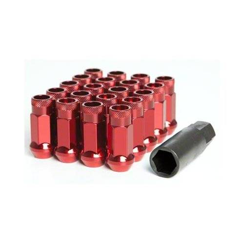 Muteki - Muteki SR48 Open Ended Lug Nuts 12 x 1.25 - Red