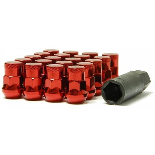 Muteki - Muteki SR35 Close Ended Lug Nuts 12 x 1.25 w/Lock Set - Red