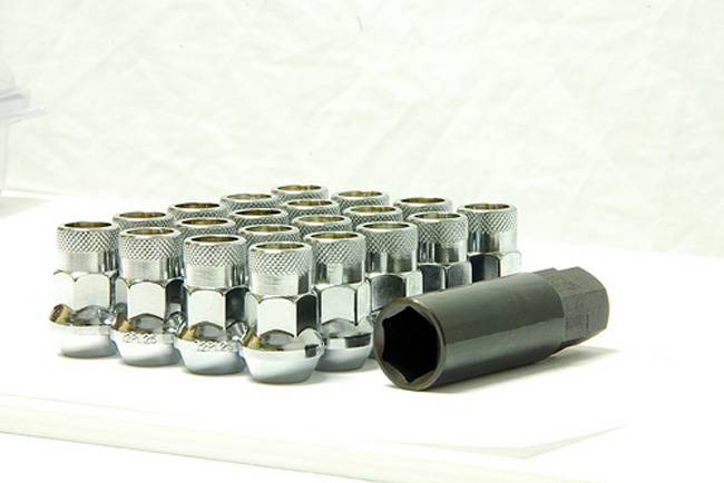 Muteki - Muteki SR35 Close Ended Lug Nuts 12 x 1.5 w/Lock Set (20pc) - Chrome